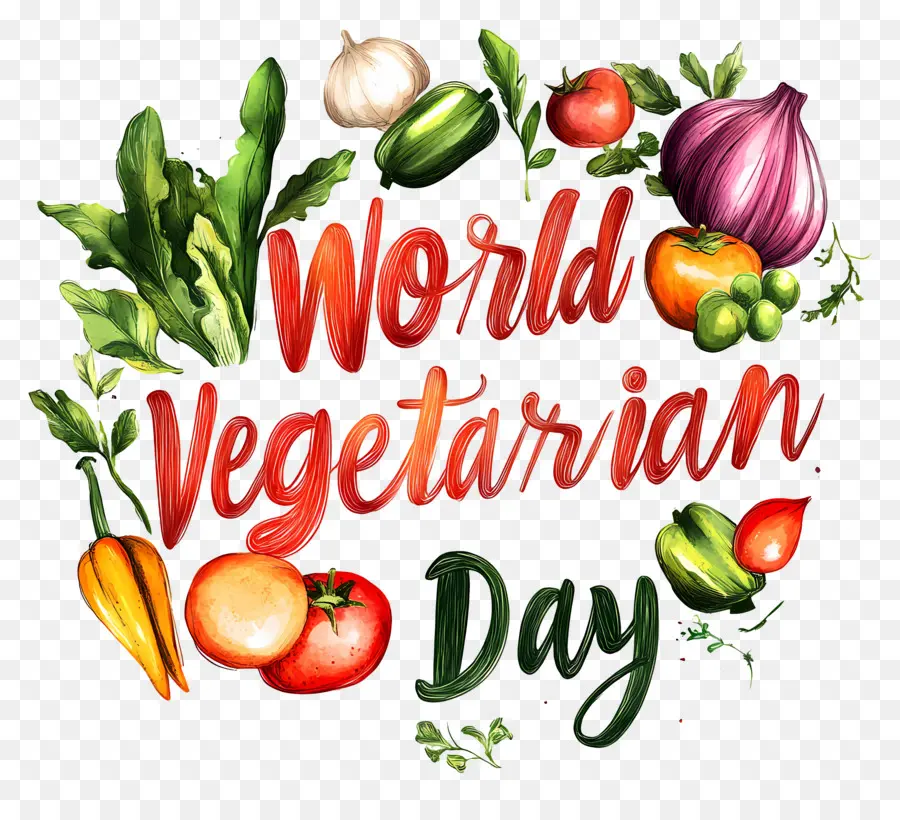 Día Mundial Del Vegetariano，Verduras PNG