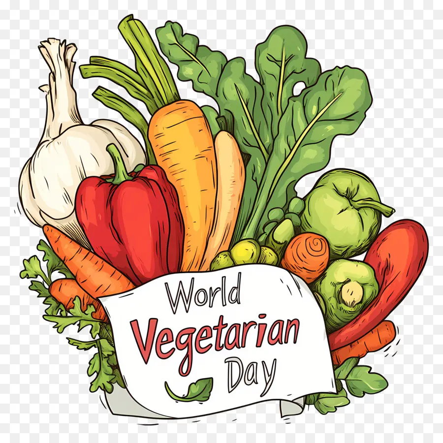 Día Mundial Del Vegetariano，Verduras PNG