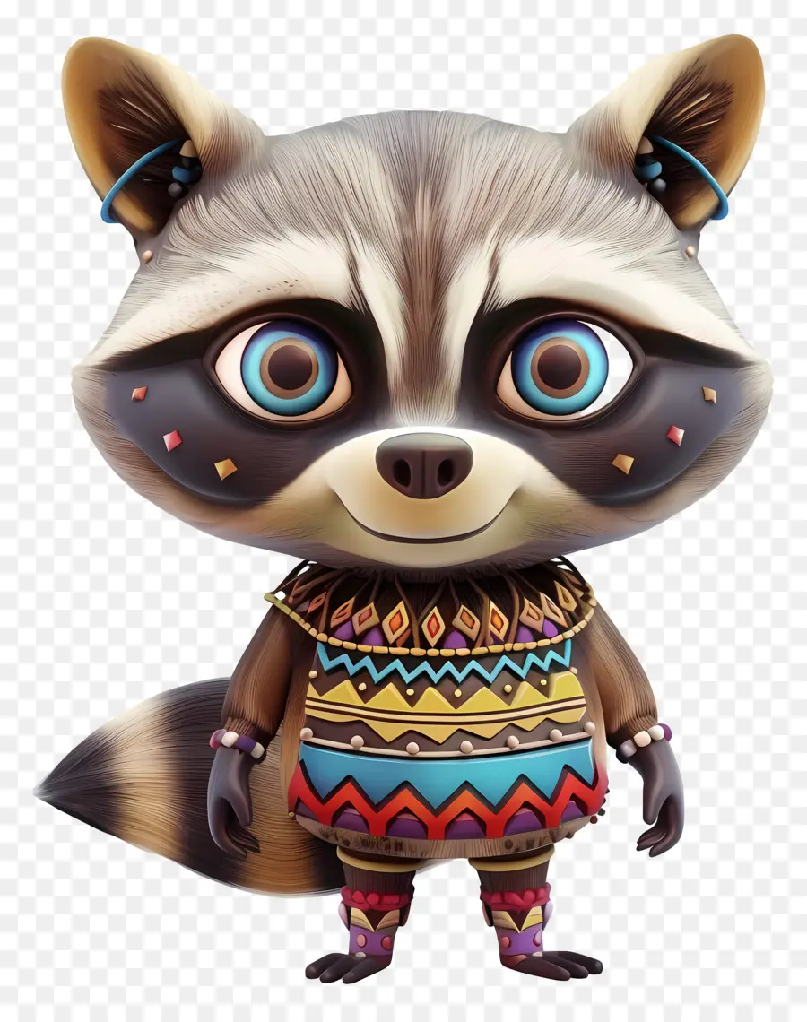 Lindo Mapache，Mapache PNG