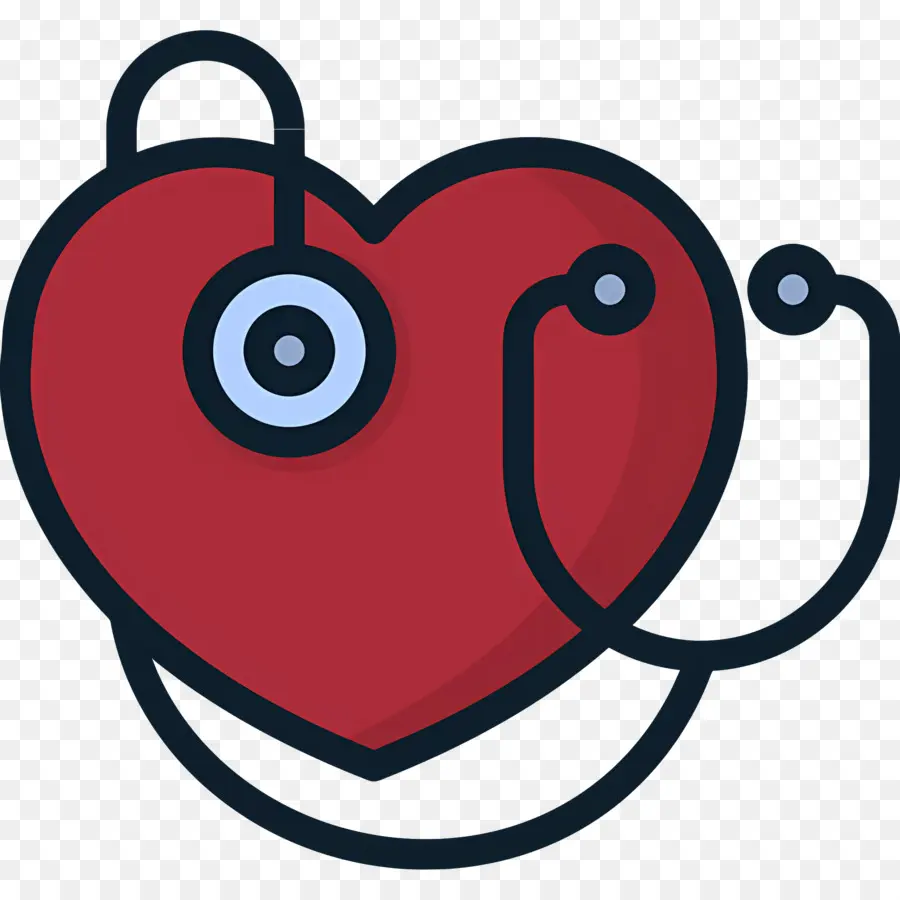 Estetoscopio Corazón，Corazón Con Estetoscopio PNG