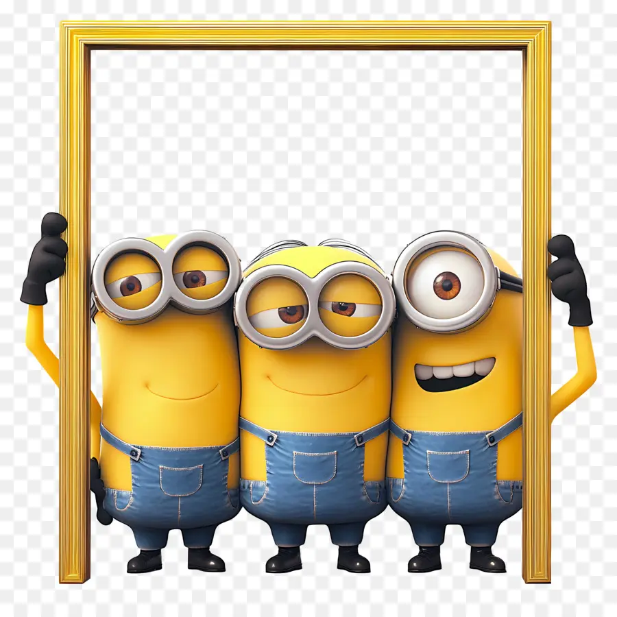 Marco De Fotos Vacío，Minions PNG