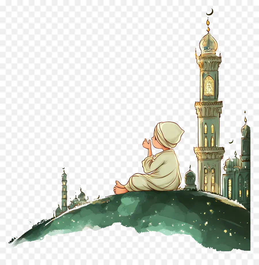 Mawlid Al Nabi，Niño Orando PNG