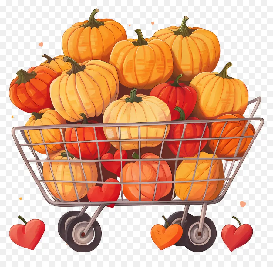 Calabazas，Carro De La Compra PNG