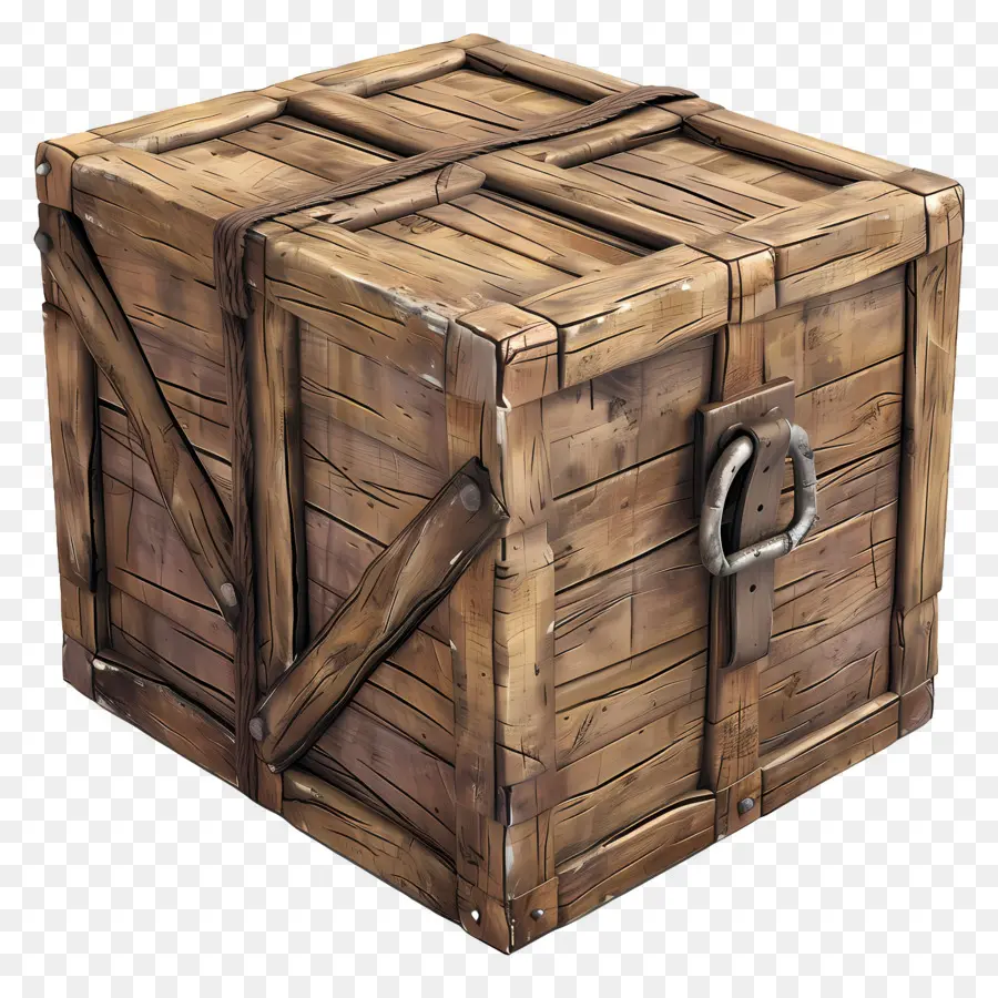 Caja De Madera De Carga，Caja De Madera PNG