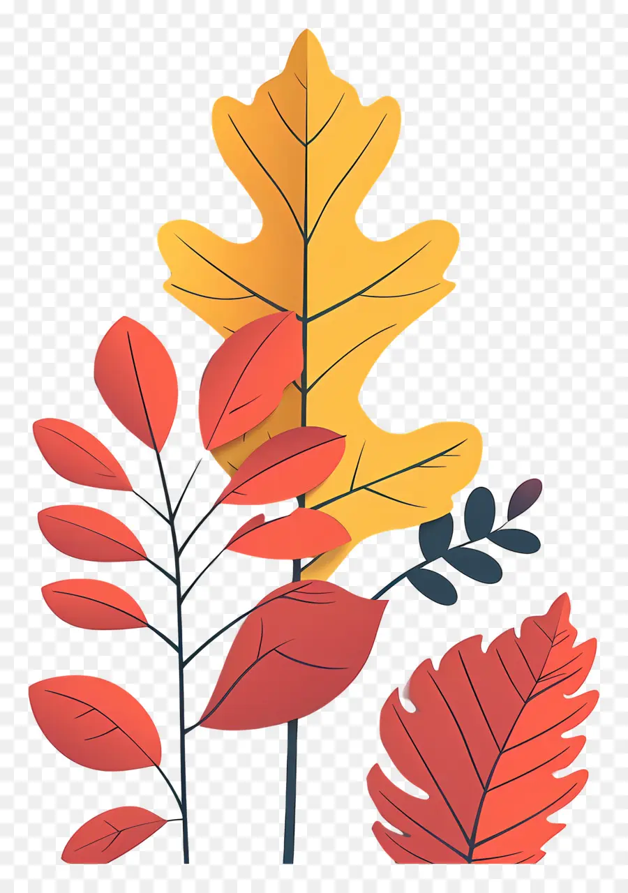 Hojas De Otoño，Caer PNG