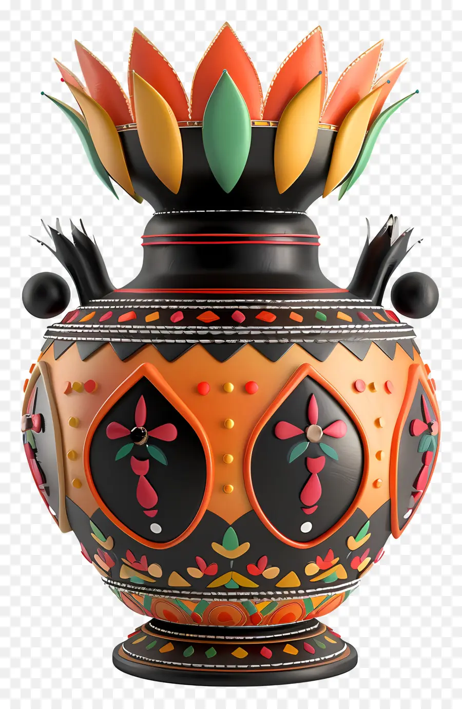 Kalash，Jarrón Decorativo PNG