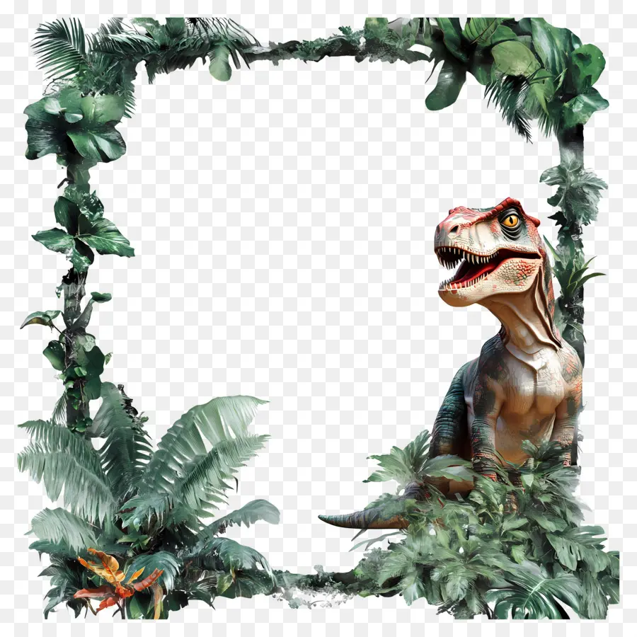 Marco De Fotos Vacío，Dinosaurio PNG