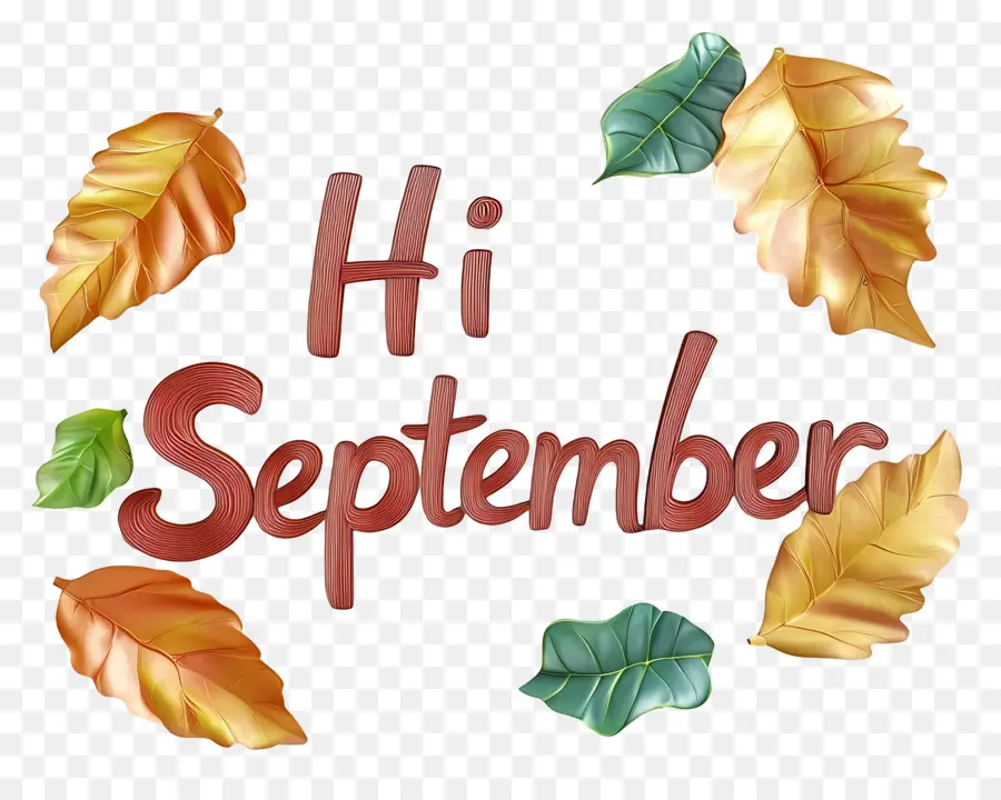 Hola Septiembre，Septiembre PNG