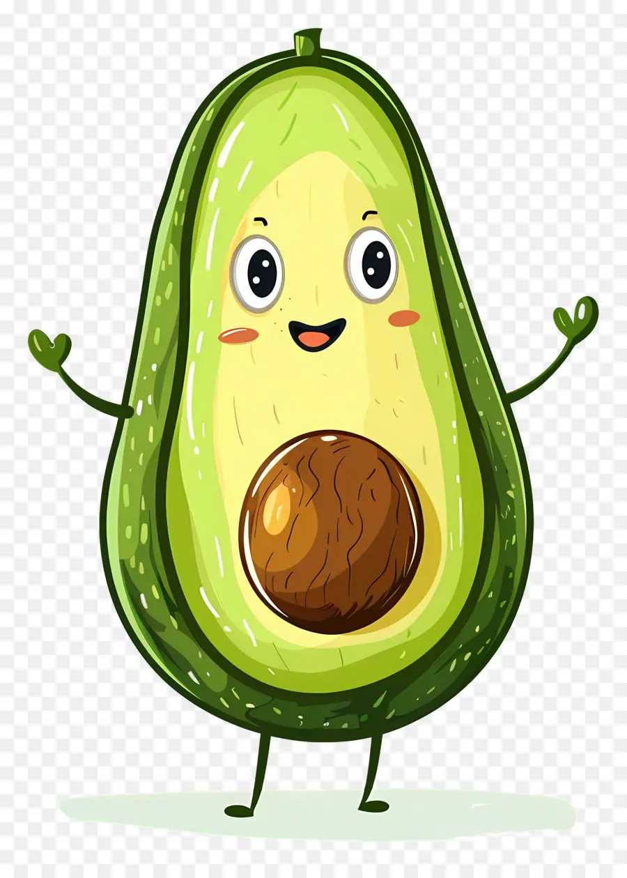 Aguacate De Dibujos Animados，Palta PNG