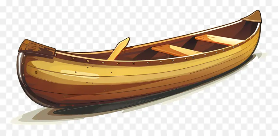 Canoa，Bote De Remos De Madera PNG