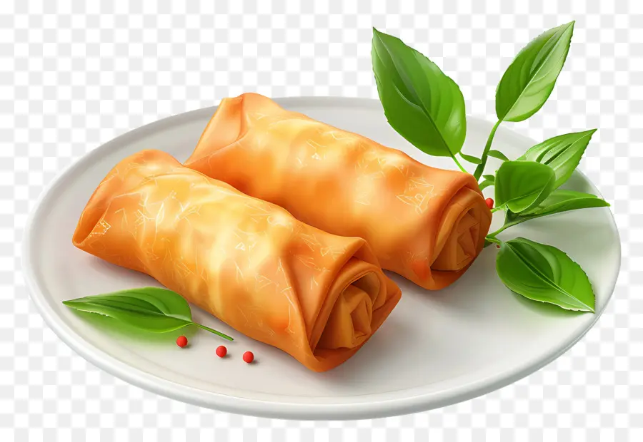 Rollitos De Primavera，Lámina PNG