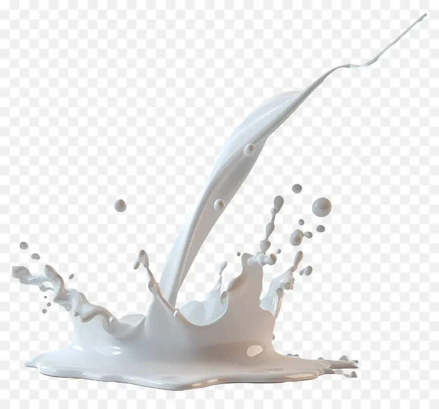 Verter Leche，Salpicaduras De Leche PNG