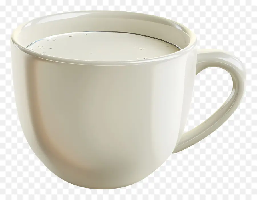 Taza De Leche，Copa Blanca PNG