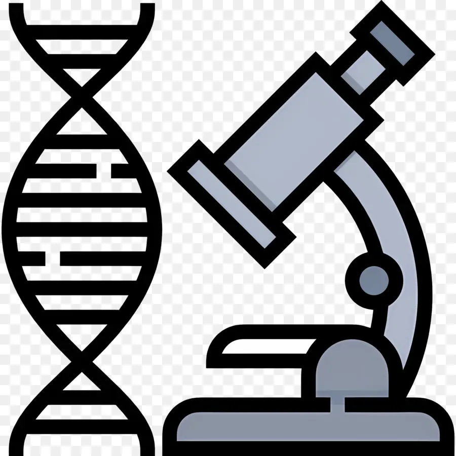 Ciencia，Microscopio Y Adn PNG