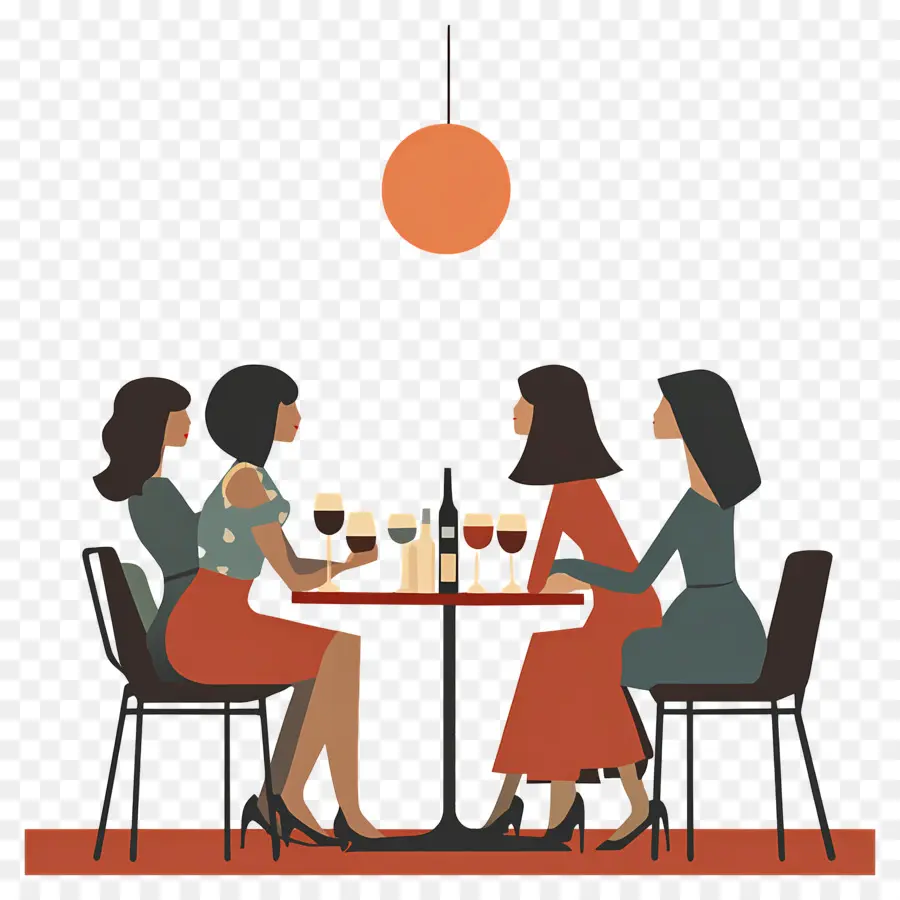 Noche De Chicas，Comedor De Mujeres PNG