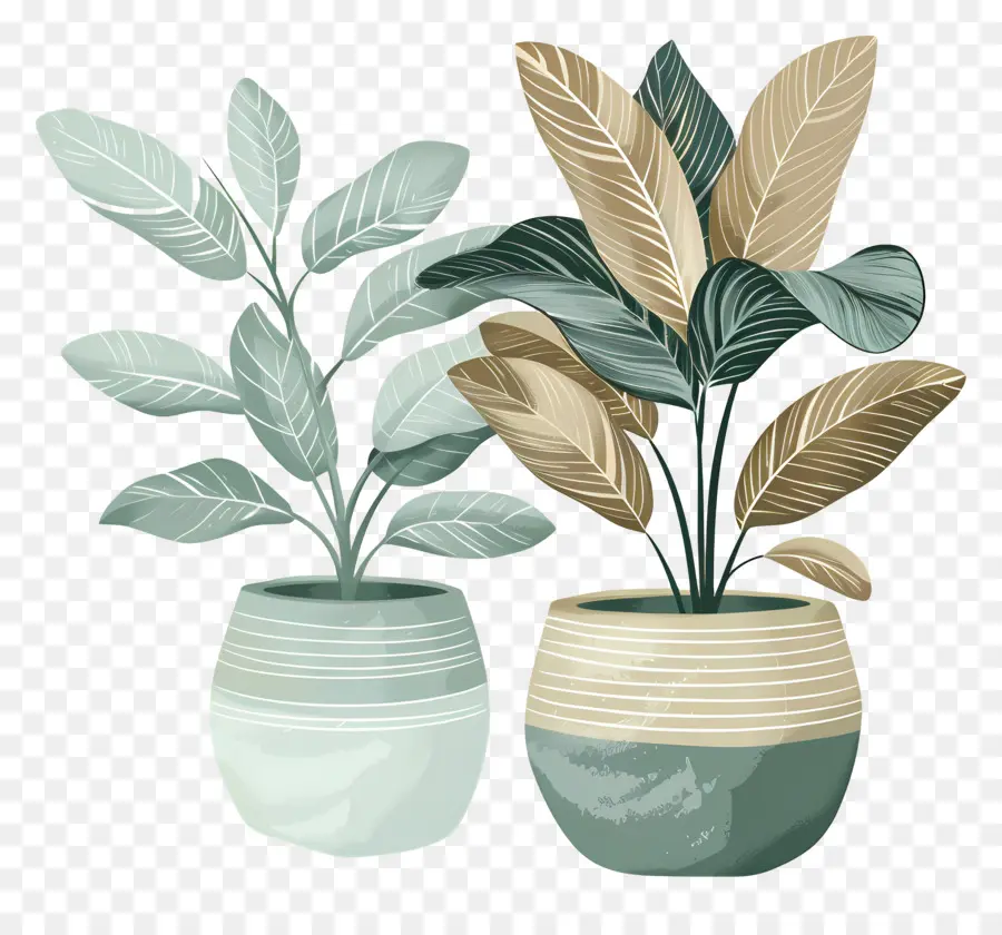 Plantas En Canasta，Plantas En Macetas PNG