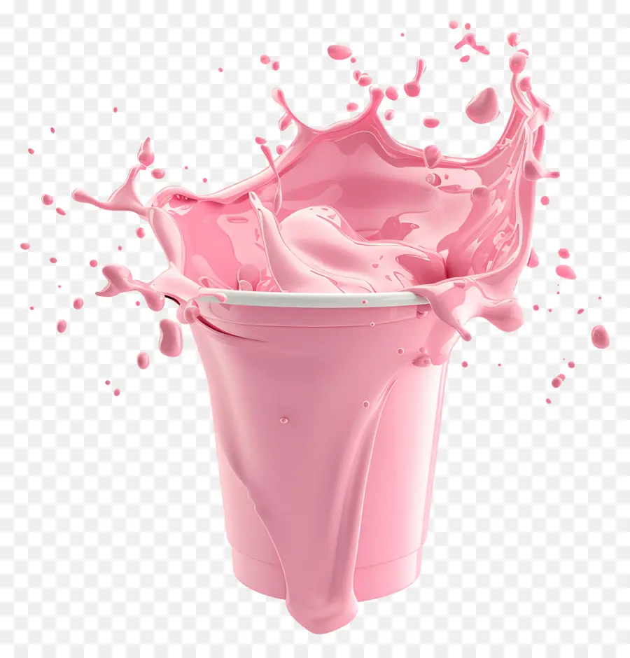 Leche Rosada，Salpicadura Rosa PNG