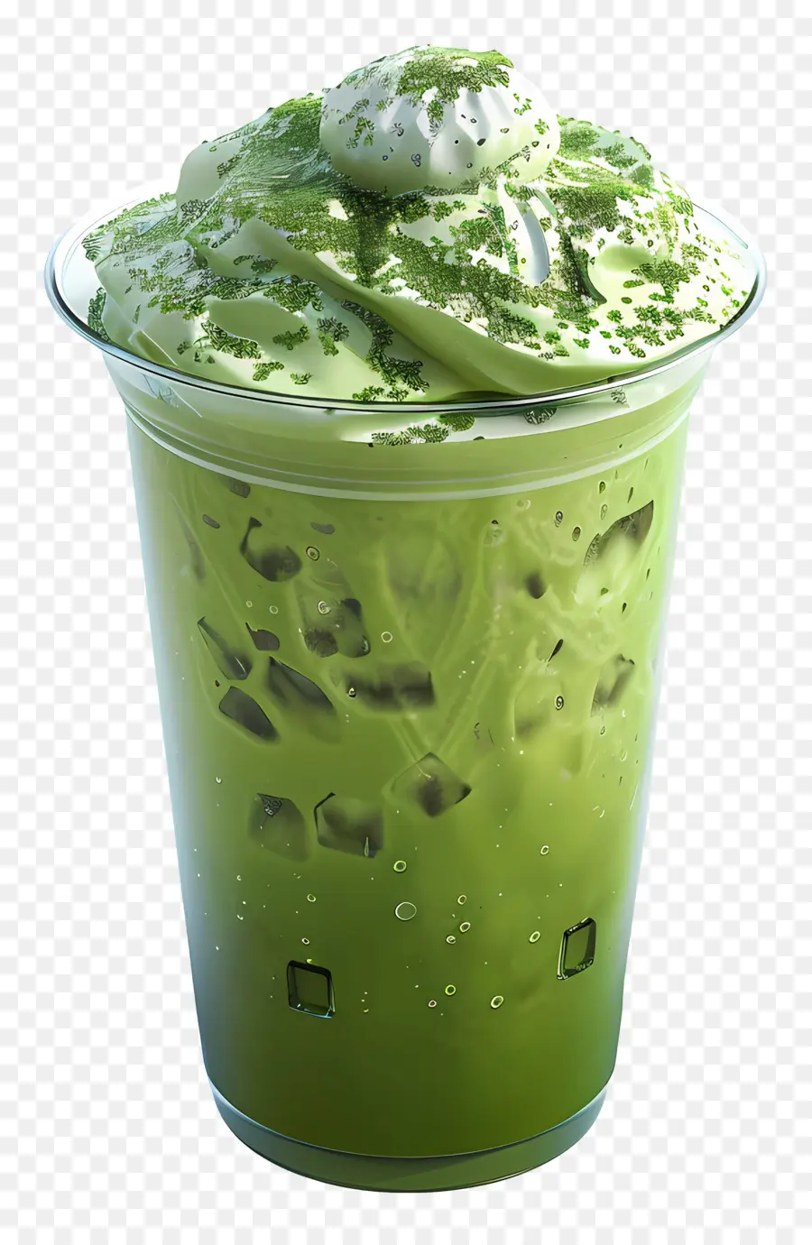 Bebida Matcha，Bebida Verde PNG