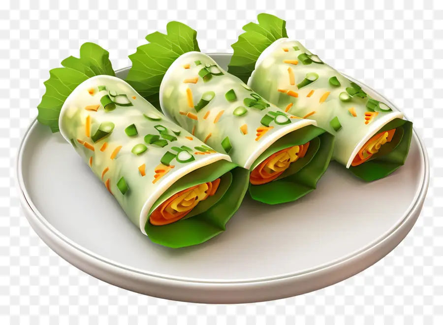 Rollitos De Primavera，Rollos PNG