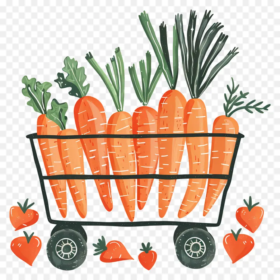 Zanahorias，Zanahorias En Carro PNG