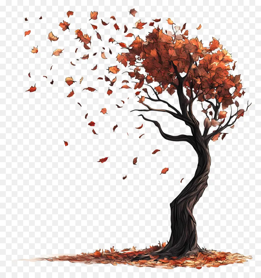 Comienza El Otoño，árbol De Otoño PNG