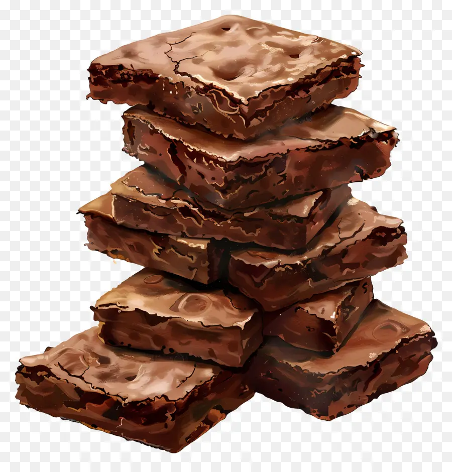 Pila De Brownies，Brownies PNG