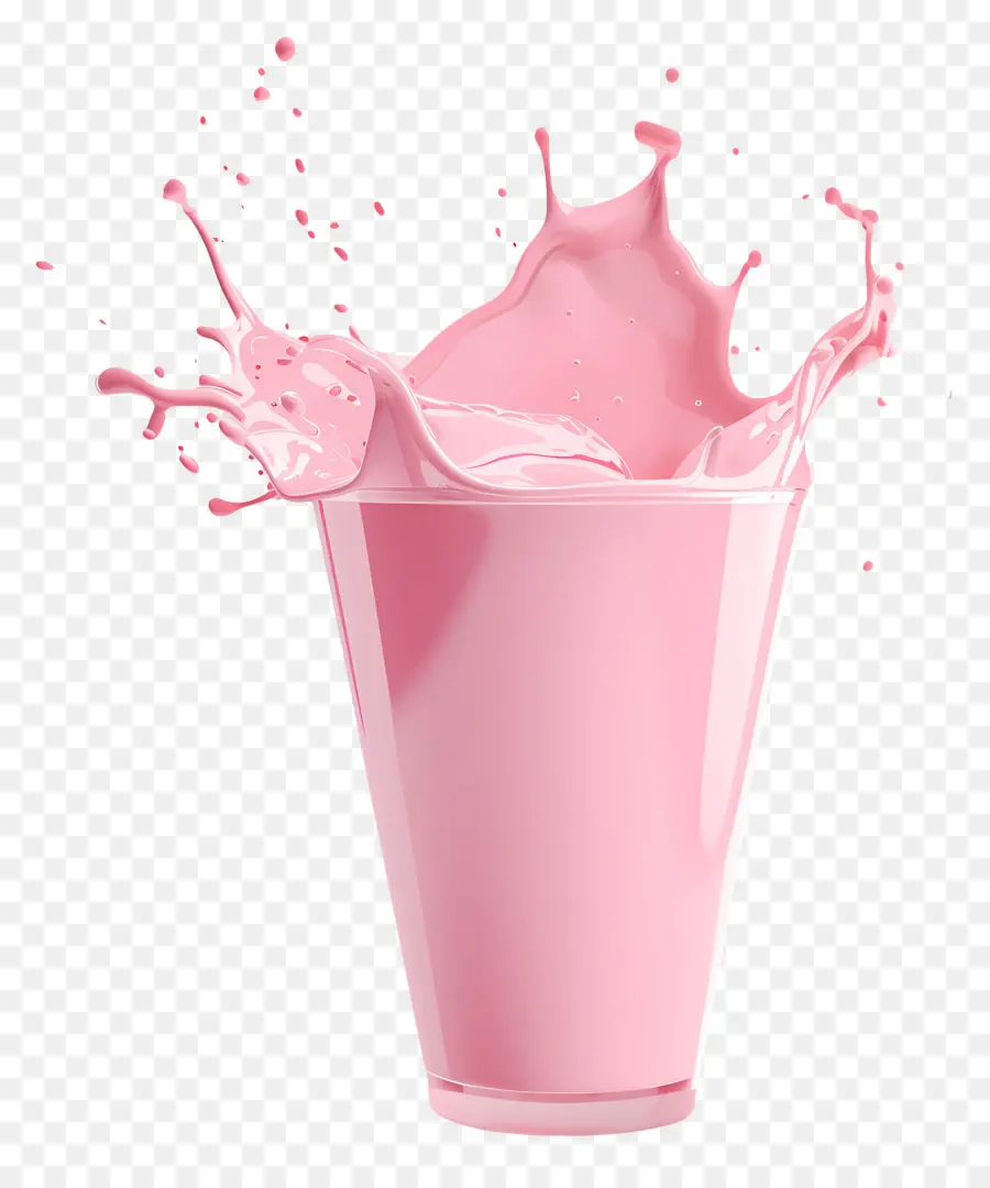 Leche Rosada，Salpicadura Rosa PNG