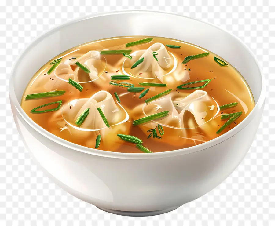 Sopa Wonton，Albóndigas En Sopa Picante PNG