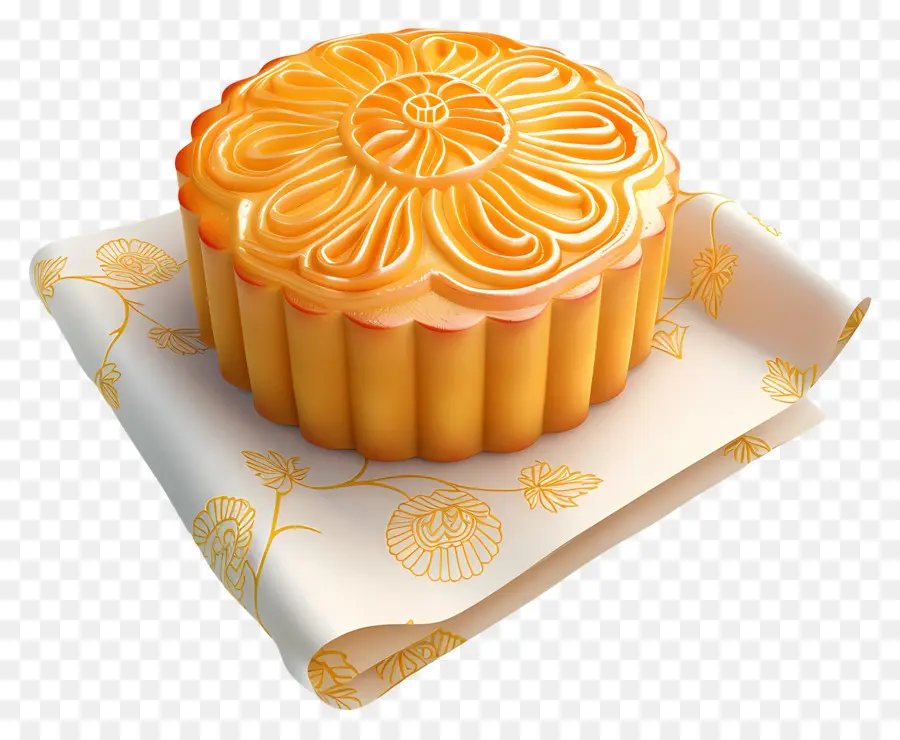 Pastel De Luna，Pastel De Luna Amarillo PNG