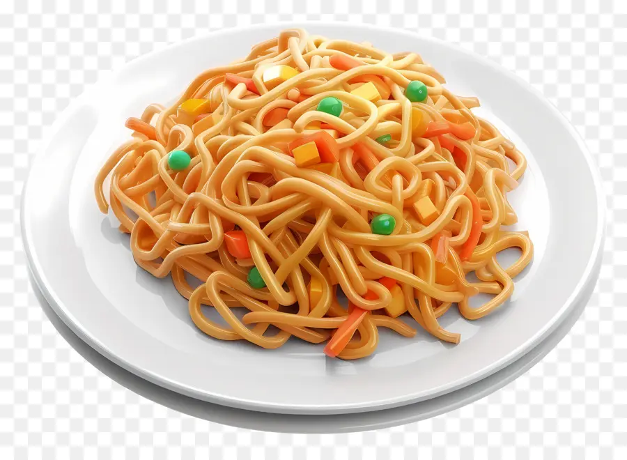 Chow Mein，Fideos PNG