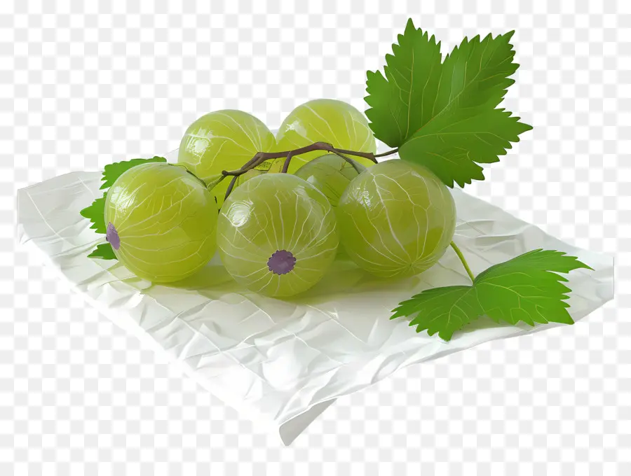 Grosella，Uvas Verdes PNG