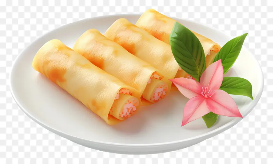 Rollitos De Primavera，Aperitivo PNG