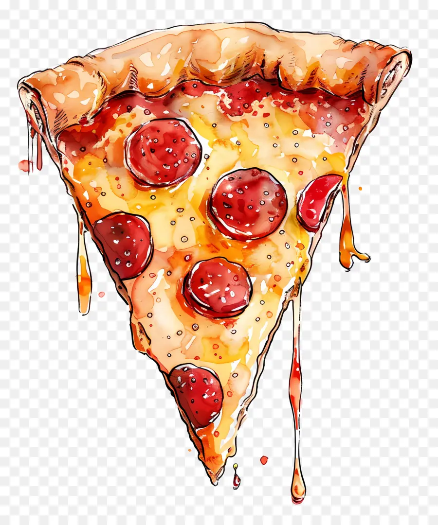 Rebanada De Pizza，Queso PNG