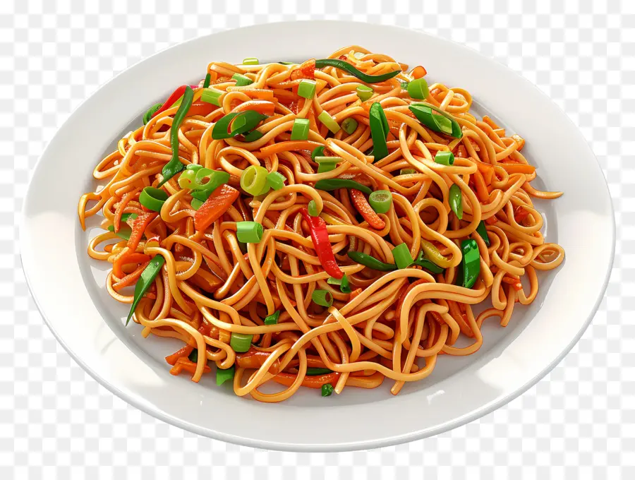 Chow Mein，Plato De Fideos PNG