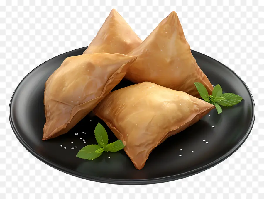 Samosa，Samosas Fritas PNG