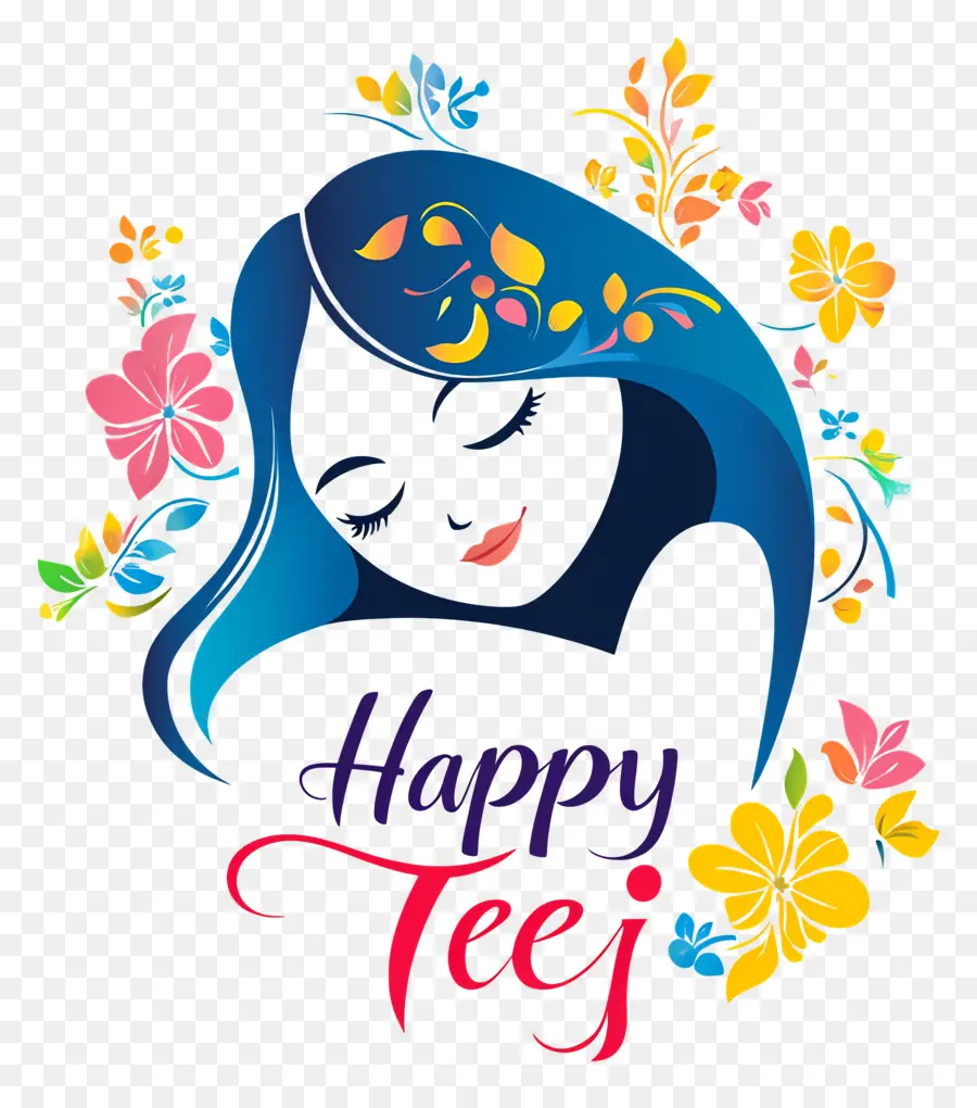 Feliz Teej，Mujer PNG