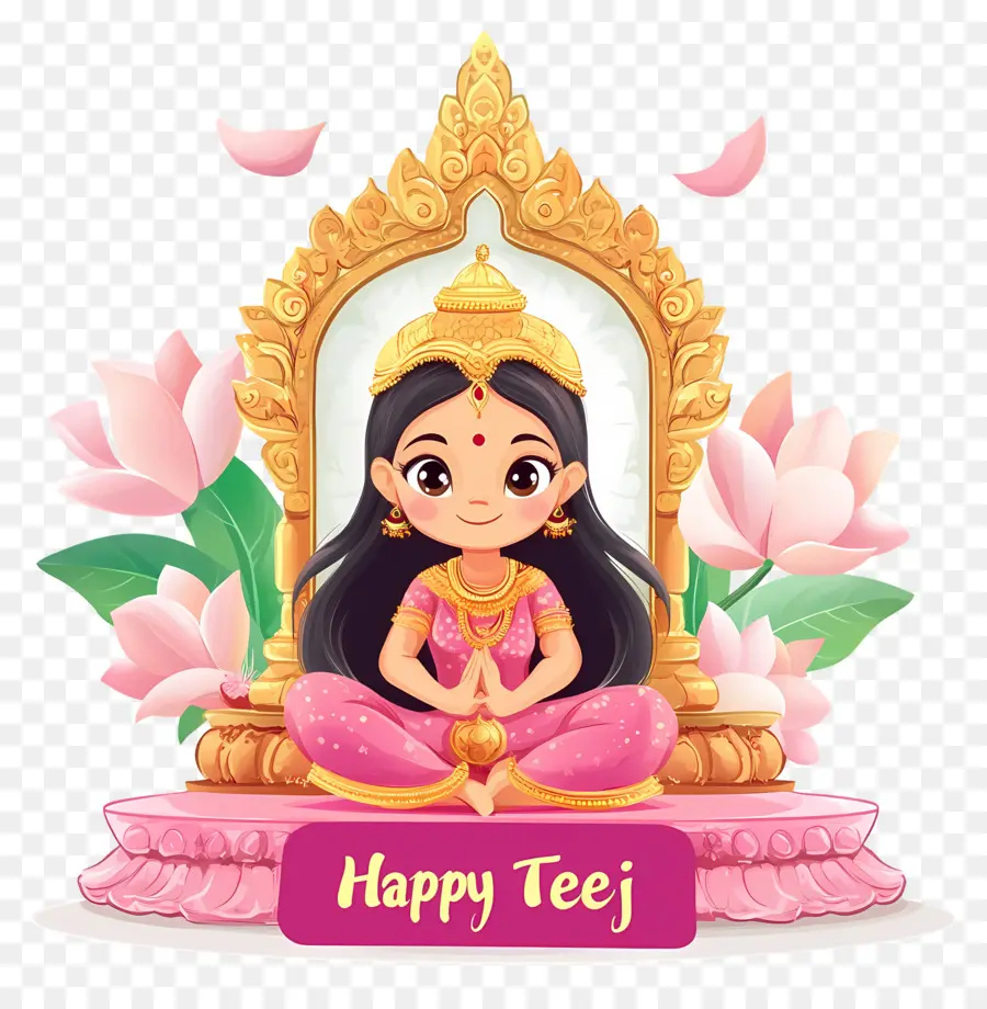 Feliz Teej，Celebración De Teej PNG