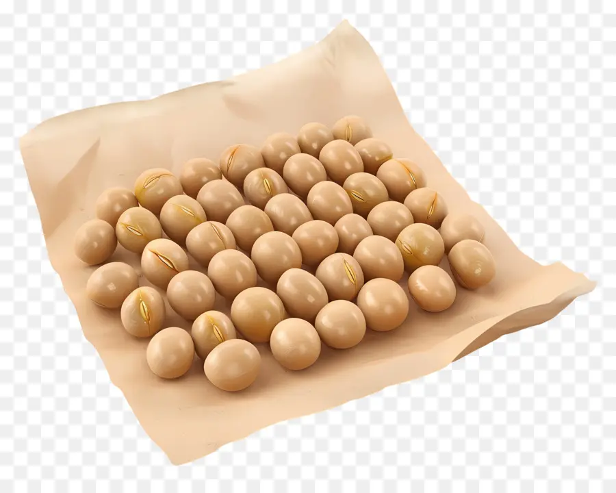 Frijoles De Soja，Soja Sobre Papel PNG