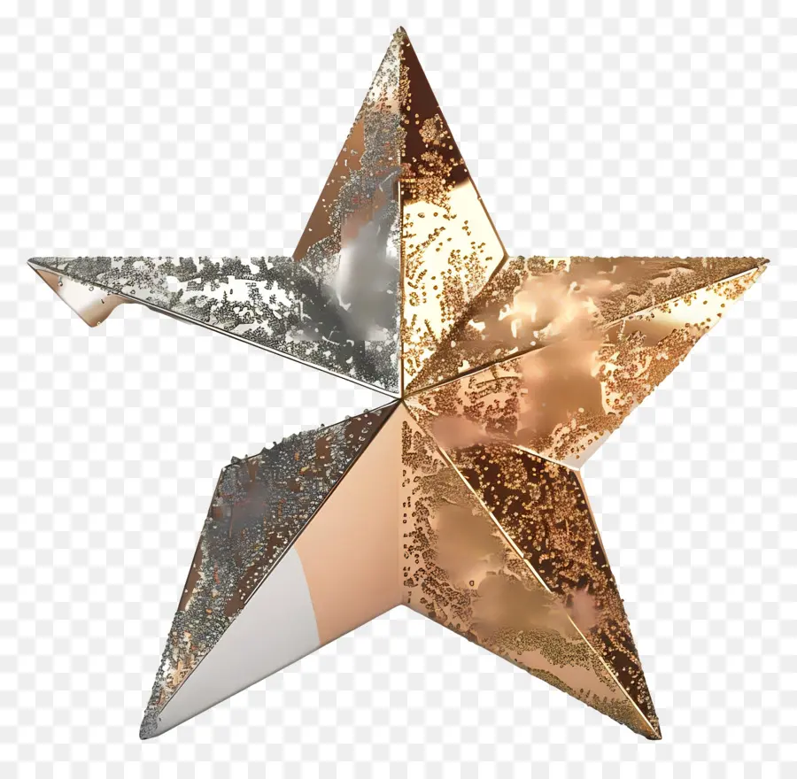 Estrella Chispeante，Estrella Metálica PNG