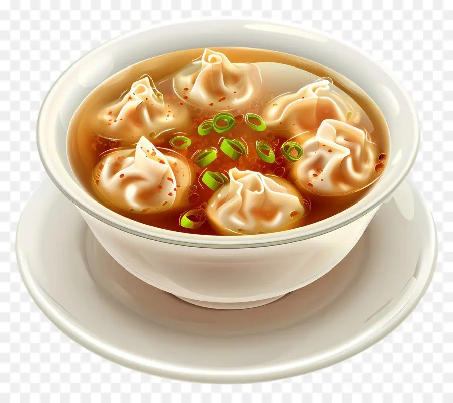 Sopa Wonton，Albóndigas En Sopa PNG