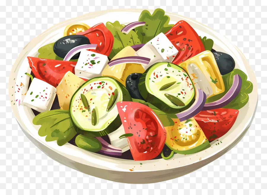 Ensalada Griega，Ensalada PNG