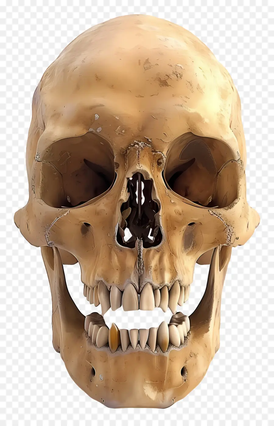 Calavera Animada，Cráneo Humano PNG