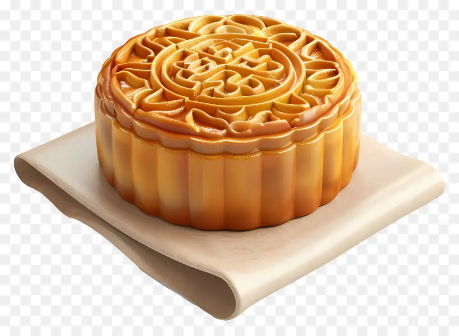 Pastel De Luna，Pastel De Luna Amarillo PNG