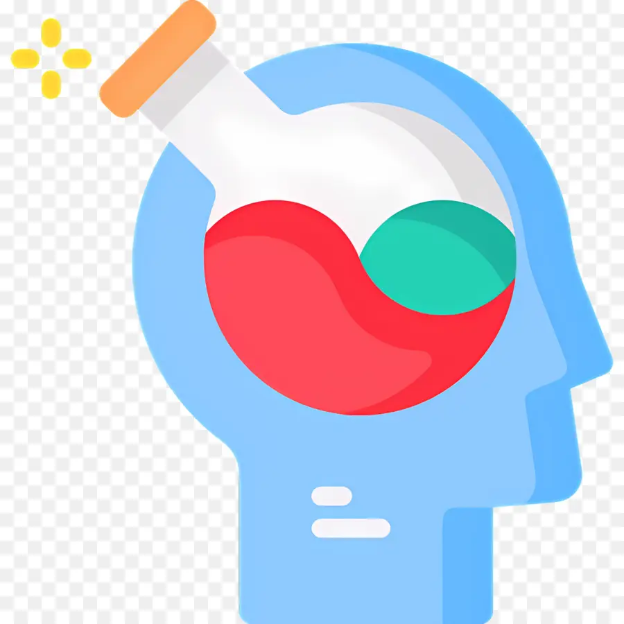 Ciencia，Ilustración De Dibujos Animados De Cerebro PNG