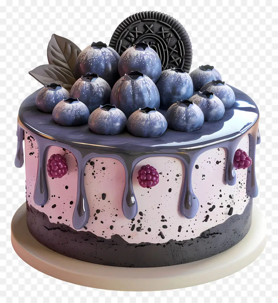 Pastel De Arándanos，Pastel PNG