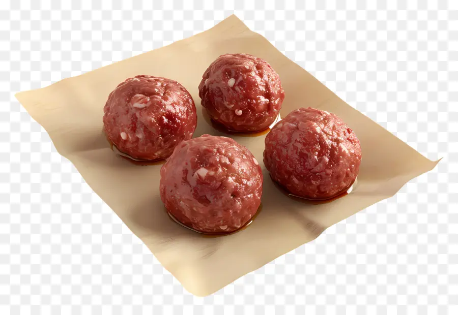 Bolas De Carne，Albóndigas Crudas PNG