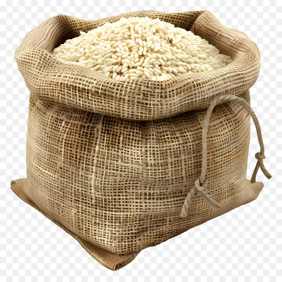 Granos De Arroz，Bolsa De Arroz PNG