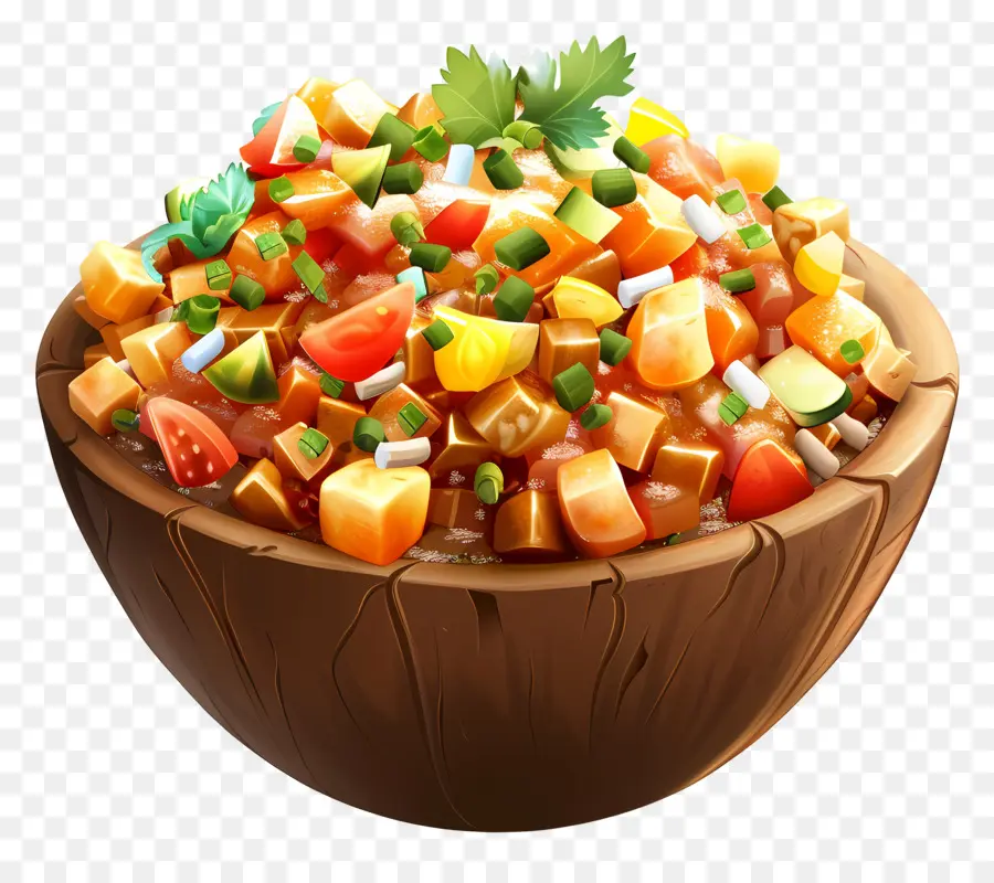 Chaat，Ensaladera PNG