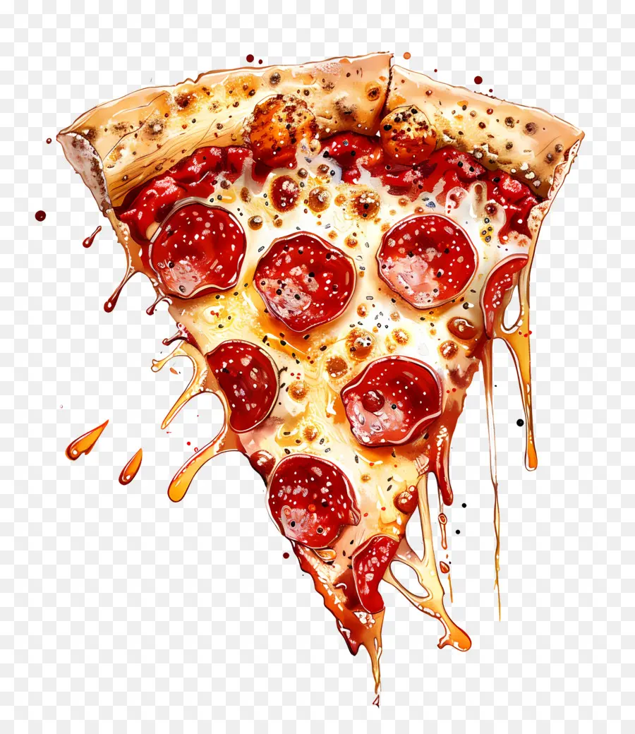 Rebanada De Pizza，Queso PNG