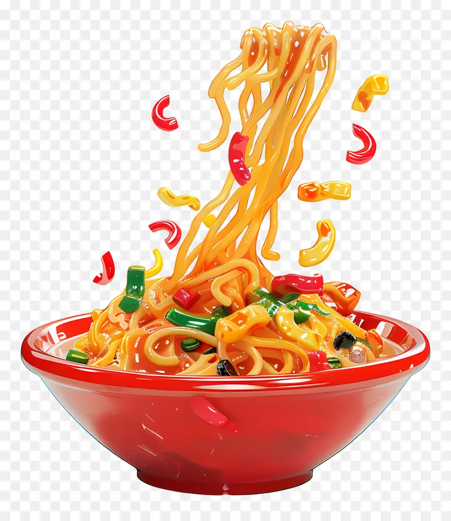 Chow Mein，Fideos PNG